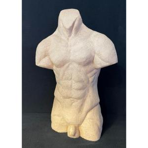 Philippe Conficconi. Antique Man Bust,  Terracotta 