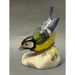 Meissen Porcelain "blue Tit" Bird 