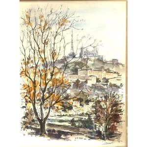 Painting Lyon Fouvière