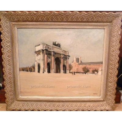 Table "arc De Triomphe Du Carrousel" Marcel Sahut