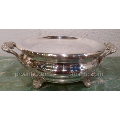 Heater Flat Silver Metal Nineteenth Time