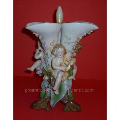 Triple Samson Porcelain Vase XIX