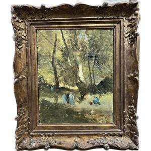 French Orientalist School Of The XIXth Century - Le Bivouac, Monogram M Dated 1881 Or 1887