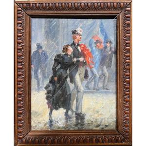 French School From The Beginning Of The 20th Century - The Conscripts, 1913 - Surroundings Of Abel Truchet