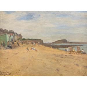 A. O'callaghan (xix-xx) - At Carantec Beach, Brittany,