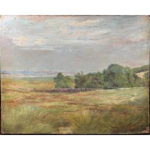 Laurent Gsell (1860-1944) - Landscape Of Le Touquet, Circa 1890