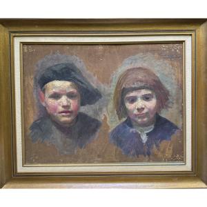 France Leplat (1895-1953) - Children, 1931