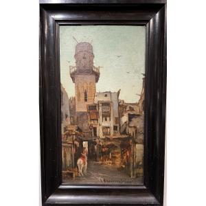Léon Alphonse Legendre (1845-1912) - Egypt, Orientalism Cairo, 1876