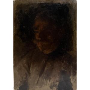 Victor Lecomte (1856 -1920) - Study After Himself, 1805 - Self-portrait