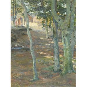 Lucien Ott (paris, 1872 – Villeneuve-saint-georges, 1927) - Breton Landscape, 1898