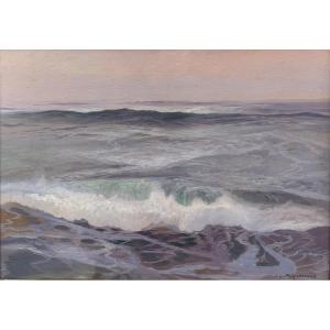 Jean-louis Paguenaud (1876-1952) - The Wave, Circa 1900