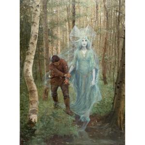 Georges Marie Julien Girardot (1856-1914) - The Green Lady (legend Of Salins), 1897