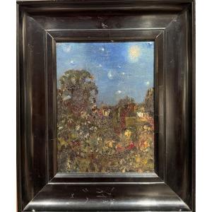 Early 20th Century English School - Summer's Night, 1912 Monogrammed