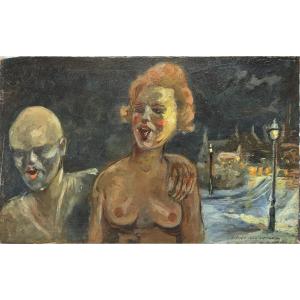 Maurice Vagh Weinmann (1899-1966) - Montmartre, The Night Owls, 1932