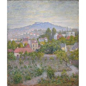 Honoré Auclair Gleizes (1855-1920) - Mont Valérien As Seen From Courbevoie, 1901