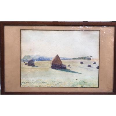 Alfred Marie Le Petit (1876-1953) The Wheels In Normandy, 1895