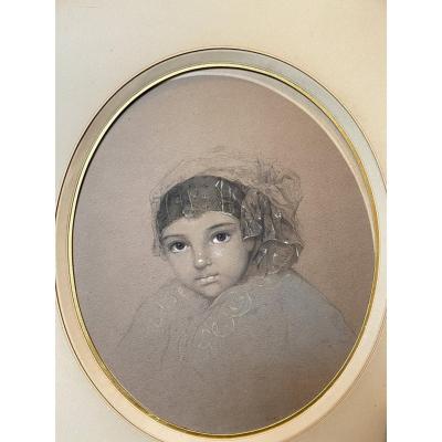 19th Orientalist Portrait, Girl