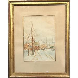 French School - Maris (?) (xix-xx) - Faubourg Parisien, 1901