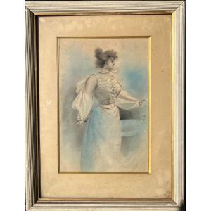 Henri Boutet (1851-1919) - Elegant, Circa 1900