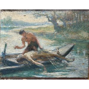 Symbolist School Late 19th Century - Le Drowned, Circa 1890