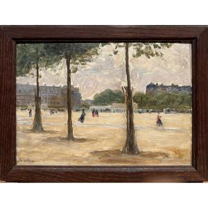 Louis Bourgeois-borgex (1873-1959) - Paris, Esplanade Des Invalides, Circa 1898