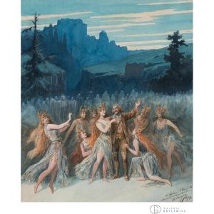 Henri Meyer (1844-1899) Known As Reyem - The Bells Of Corneville, 1894