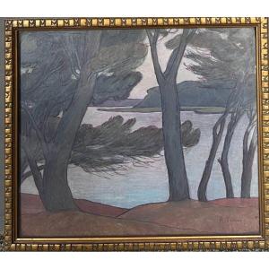 M. Dumas - French School From The Beginning Of The 20th Century - Synthetic Landscape