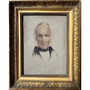 French School Of The 19th Century - Study Of Man With Favorites