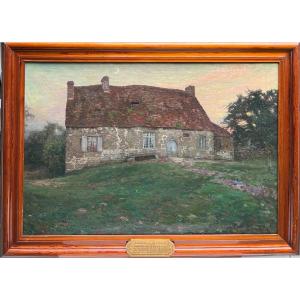George Le Febvre (1861-1912) - The Manor Of La Boderie, 1907 - Exhibited At The 1907 Salon, Paris