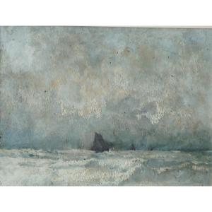 Auguste Marie Boulard Marine Landscape