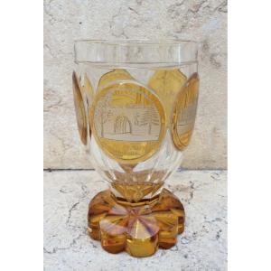Glass Or Bohemian Crystal Goblet XIX
