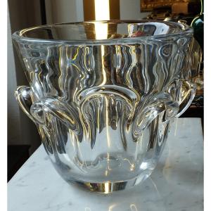 Crystal Vase Val Saint Lambert Design Guido Bon 1950 -1959