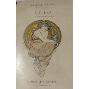 Anatole France "clio" Illustrations By Mucha Calmann Lévy 1900