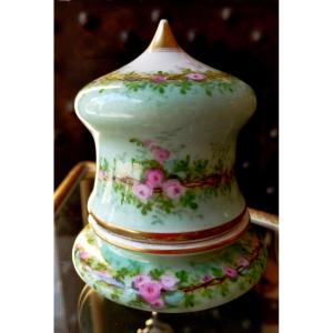 Porcelain Pyrogen Decorated With Roses XIX