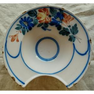 19th Century Earthenware Beard Dish