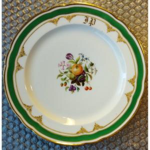 Lahoche Palais Royal Porcelain Plate XIX