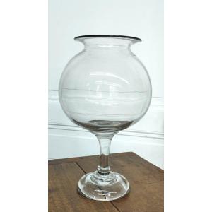 Old Glass Leech Jar XIX