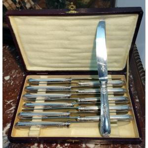 12 Ravinet d'Enfert Table Knives Empire Model