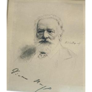 R. De Los Rios "victor Hugo" Etching XIX