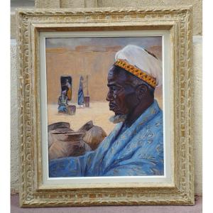 Orientalist Portrait Oil On Canvas XX
