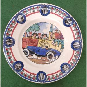 Mathis Automobile Plate /sarreguemines 