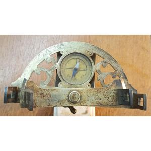 Bronze Graphomètre With Pinnules , 18 Th Century Renard Paris