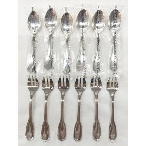 Christofle Versailles Pattern 12 Dessert Place Settings