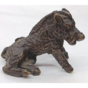 Bronze Boar XIX Based On A Réduction By Pietro  Tacca 