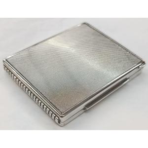 Engraved Silver Cigarette Case A 835
