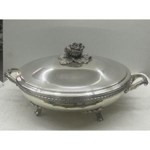 Chrysalia Silver-plated Metal Vegetable Dish