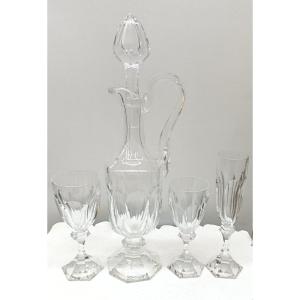 Set Of 39 St Louis Crystal Glasses, Chambord Model