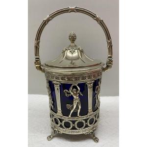 English Silver Jam Maker, Late 19th Century