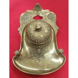 Napoleon III Gilt Bronze Inkwell