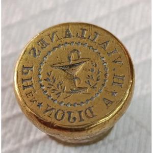 Seal Seal H.viallanes ,ph. Dijon Pharmacy Caduceus XIX